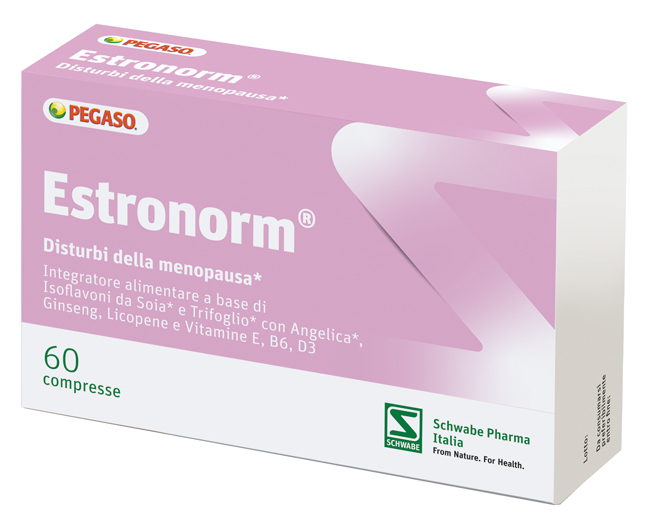 Estronorm Integratore Alimentare per la Menopausa con Soia, Trifoglio e Vitamine 60 Compresse - Schwabe Pharma Italia - Immagine 4