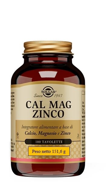 Solgar Cal Mag Zinco 100 Tavolette - Immagine 6