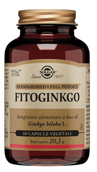 Solgar Fitoginkgo 60 Capsule Vegetali - Integratore Antiossidante - Immagine 7