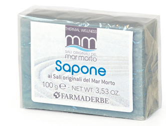 Farmaderbe Sali Originali Del Mar Morto Sapone 100 G - Immagine 6