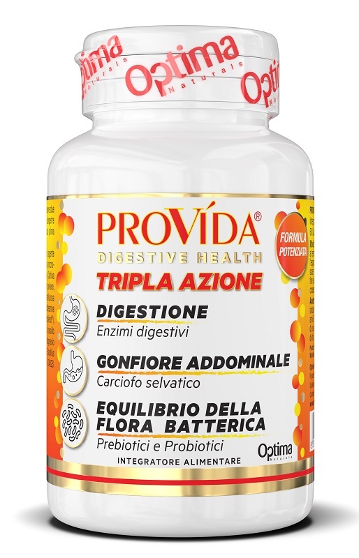 Optima Naturals Provida Enzimi Vegetali Digestivi Integratore Ricostituente 60 Capsule - Immagine 3