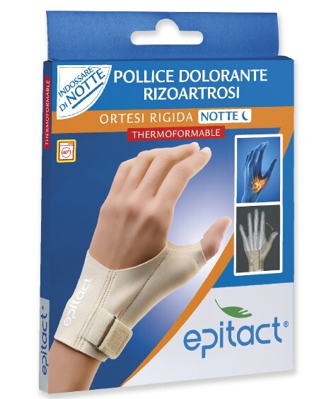 Epitact Ortesi Rigida Notte - Pollice Dolorante Rizoartrosi - Taglia M Mano Destra - Immagine 15