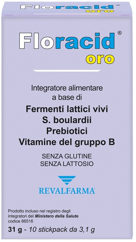 Revalfarma Oro Floracid Per Benessere Intestinale 10 Bustine Da 4,5G - Immagine 6