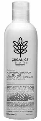 Sma Srl Organics Pharm Volumizing Shampoo For Fine Hair Lemon And Peppermint - Immagine 5