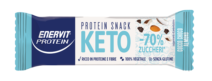 Enervit Protein Keto Snack Cocco Choco Almond 35 G Barretta - Immagine 4