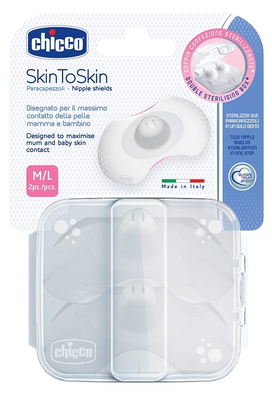 Chicco SkinToSkin - Paracapezzoli in Silicone Taglia M/L - Immagine 13