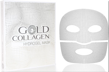 MINERVA RESEARCH Gold Collagen Hydrogel Mask - 4 Maschere Idratanti - Immagine 7