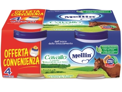 Omogeneizzato Mellin Cavallo 4x 80g