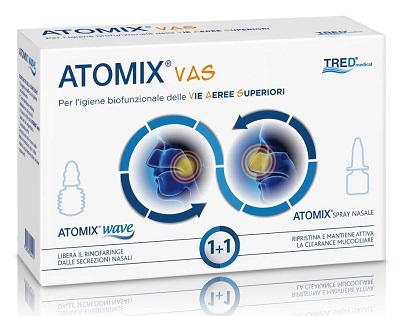 Tred | Atomix Atomix Vas Kit Per Igiene Funzionale Delle Vie Aeree Superiori Atomic Wave + Spray 1 St - Immagine 7
