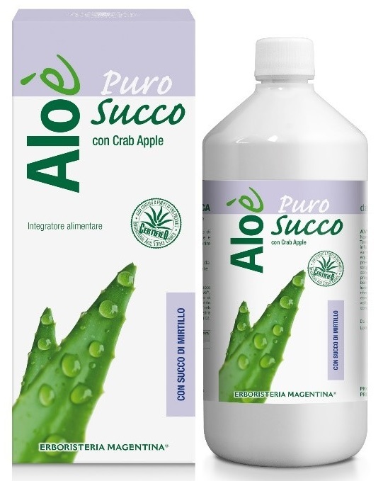 Aloe' Aloe Vera Bio+mirtillo1l