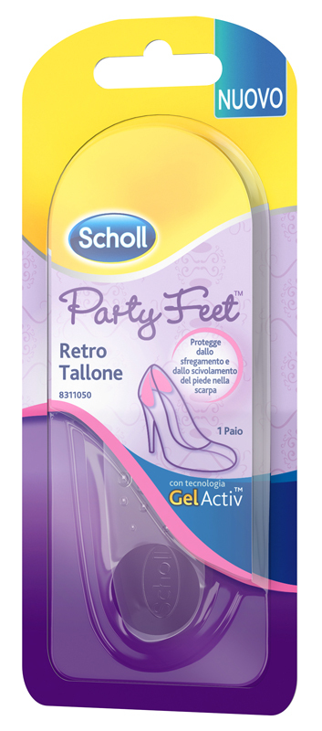 PLANTARE ORTOPEDICO PER RETRO TALLONE PARTY FEET SCHOLL GEL ACTIV 1 PAIO - Immagine 9