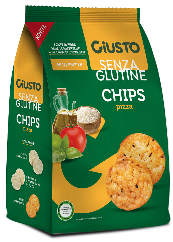 Giusto Senza Glutine Chips Pizza 40 G - Immagine 3