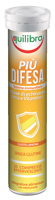 Più Difesa Integratore Gusto Limone 20 Compresse Effervescenti Equilibra
