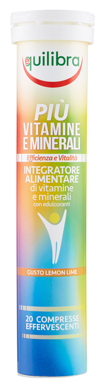Equilibra Più Vitamine E Minerali 20 Compresse Effervescenti - Integratore Multivitaminico - Immagine 6