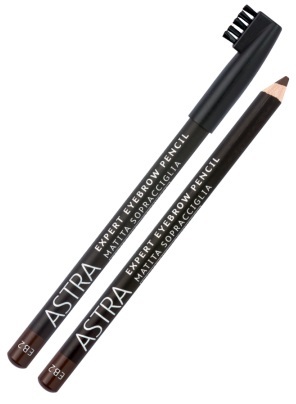 Giufra Srl Astra - Expert Eye Brow Pencil - Matita Sopracciglia Con Pettinino N. Eb2 Dark Brown - Immagine 5