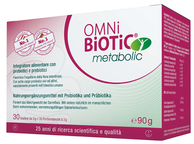 Institut Allergosan Gmbh Omni Biotic Metabolic 30 Bustine Da 3 G - Immagine 4