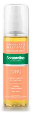 Olyos Italia Srl Somatoline Skin Expert Active Olio Post Sport - Olio Corpo Secco Rimodellante In Spray Ideale Post Allenamento - 125 Ml - Immagine 5