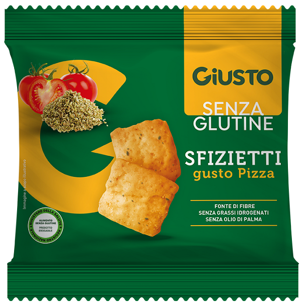 Giusto Sfizietti Senza Glutine Gusto Pizza Snack 40G - Immagine 5