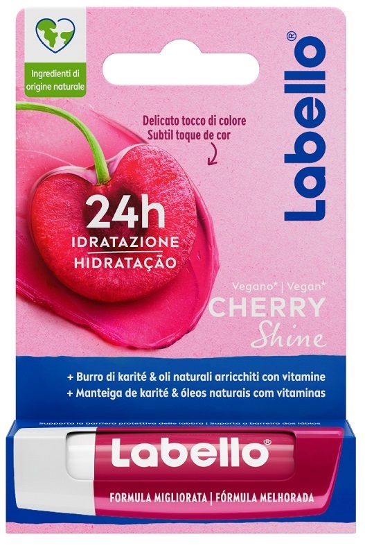 LABELLO Cherry Shine - Burrocacao Idratante 5,5 ml - Immagine 8