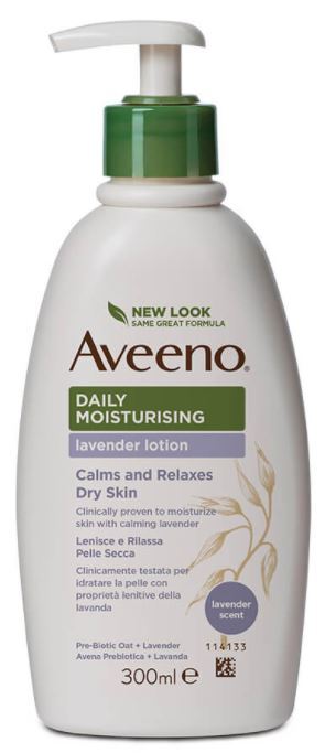Aveeno Crema/Lavanda Daily Moisturising Idratante Corpo 300Ml - Immagine 4
