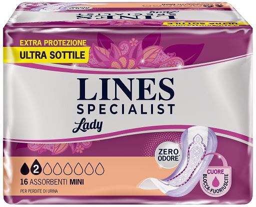 Lines Pannolone Sagomato Specialist Mini 16 Pezzi - Immagine 4