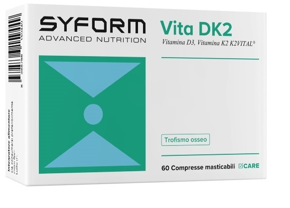 Vita Dk2 60 Compresse - Integratore Di Vitamine D3 E K2 - Immagine 5