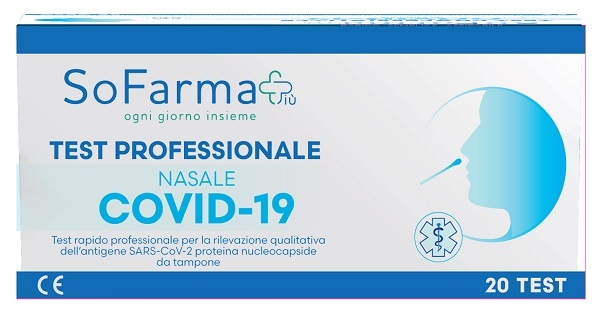 Sofarma Test Antigenico Rapido Covid-19 Sofarmapiu' Nasale Per Rilevazione Antigeni Confezione Da 20 Pezzi - Immagine 5