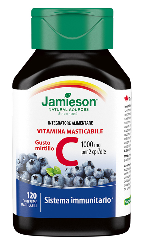 Jamieson Vitamina C 1000 Mirtillo Masticabile 120 Compresse - Immagine 5