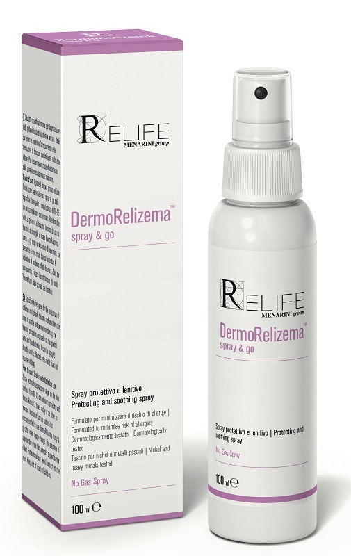 Relife Cobalto/Bianco Dermorelizema Spray & Go Spray Lenitivo Protettivo 100 Ml - Immagine 10