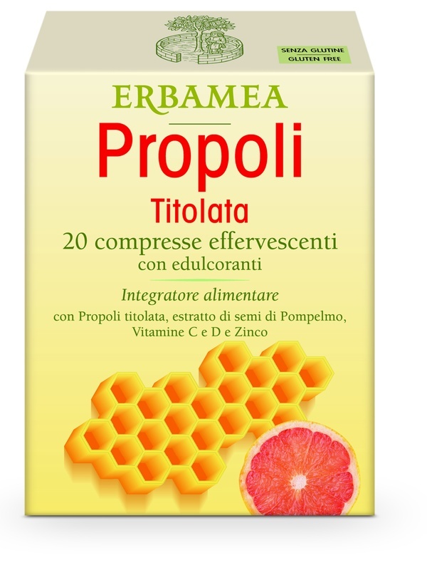Erbamea Propoli Titolata Integratore Per Rinforzare Sistema Immunitario 20 Compresse - Immagine 5