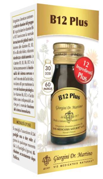 Dr. Giorgini Rossi B12 Plus 60 Pastiglie - Immagine 6