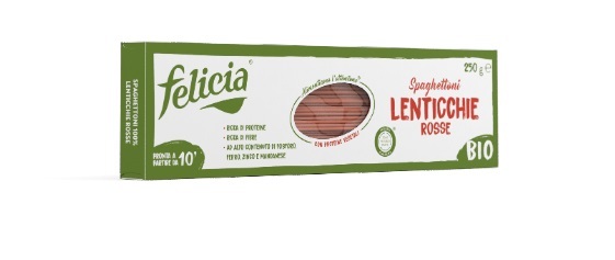 Felicia Rosse Spaghettoni Di Lenticchie Senza Glutine, 250G - Immagine 3