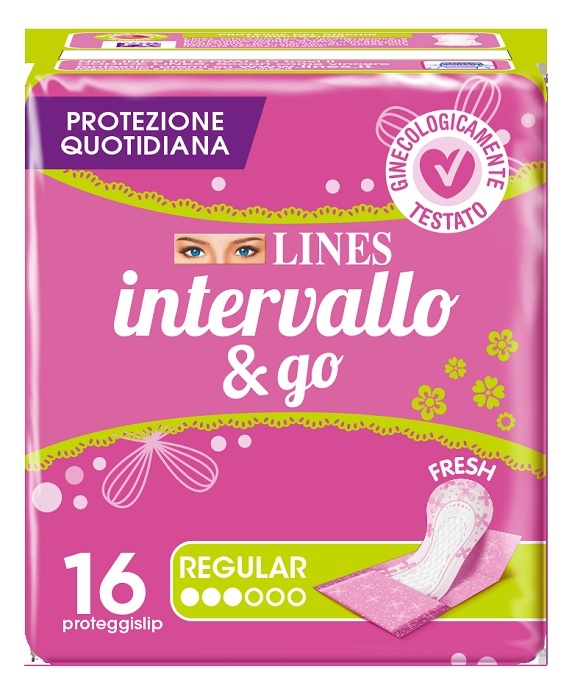 Lines Proteggislip Intervallo Fresh&Go Ripiegati Per Uso Quotidiano 16 Pezzi - Immagine 6