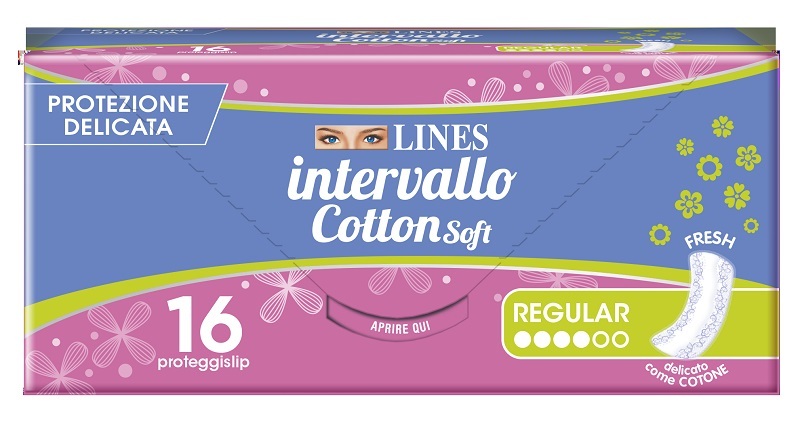 Lines Intervallo Cotton Soft Fresh Per Protezione Discreta Confezione Da 16 Pezzi - Immagine 5