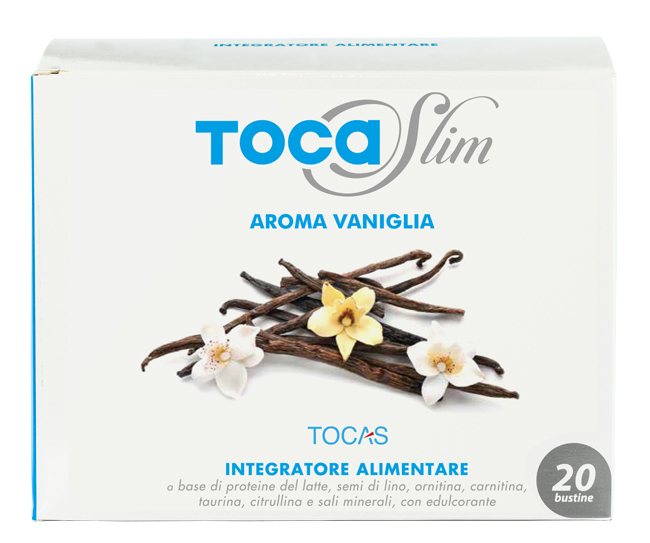 Tocaslim aroma vaniglia 20 Bustine - Integratore per il controllo del peso corporeo - Immagine 3
