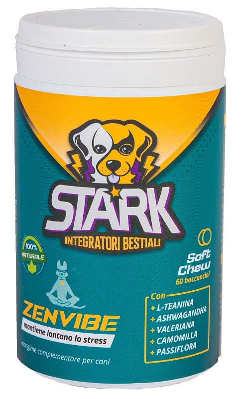 Mindgap Srl Salmone/Verde Stark Integratori Bestiali Zenvibe 60 Soft Chew - Immagine 3