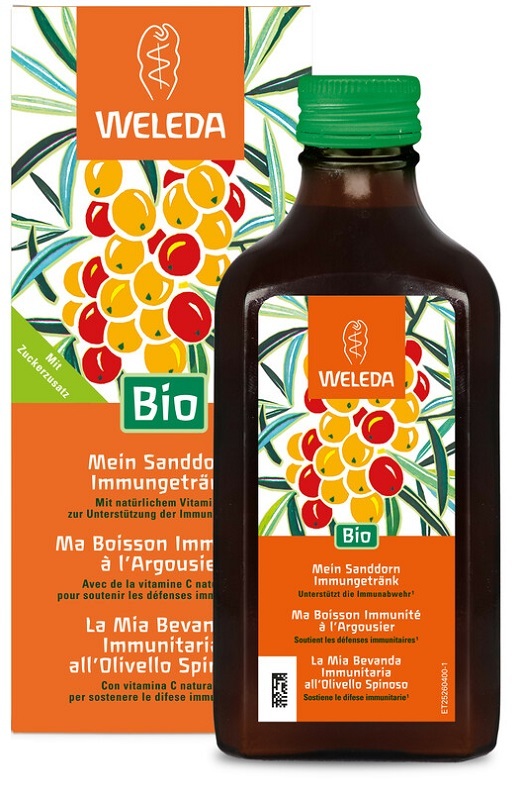 Weleda La Mia Bevanda Immunitaria All‘olivello Spinoso-Sciroppo 200 Ml Sciroppo - Immagine 6