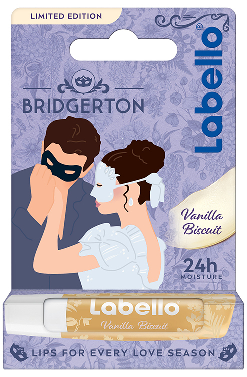 LABELLO Bridgerton Vanilla Biscuit - Balsamo Labbra Idratante 24h con Oli Naturali 5,5 ml - Immagine 4
