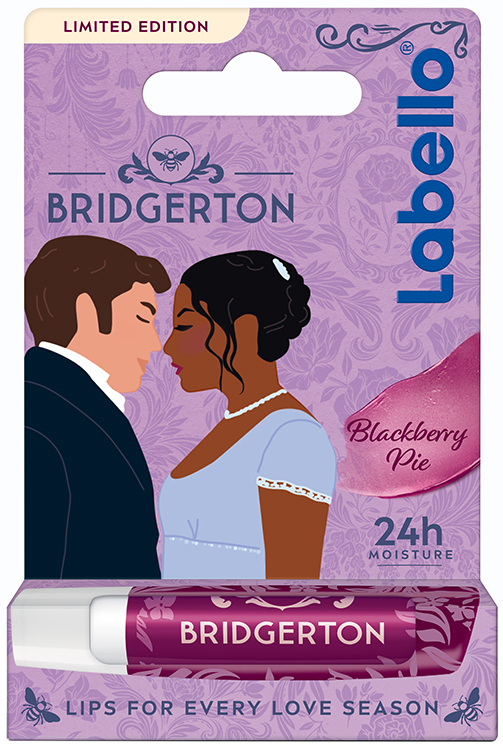 LABELLO Bridgerton Blackberry Shine - Balsamo Labbra Idratante Protettivo agli Oli Naturali 5,5 ml - Immagine 4