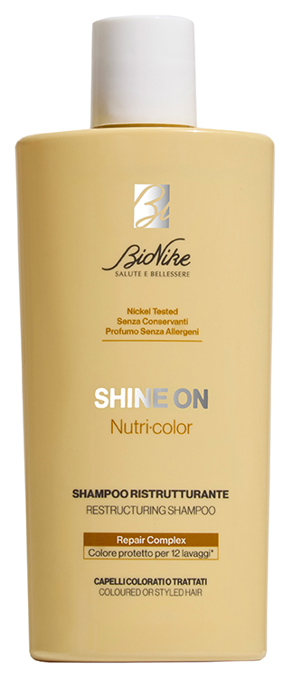 Bionike Shine On Shampoo Nutri-Color Ristrutturante Capelli Colorati 200Ml - Immagine 6
