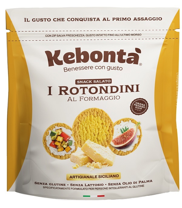 Alimenta Srl Snack Kebontà Rotondini Al Formaggio Senza Glutine - Immagine 3