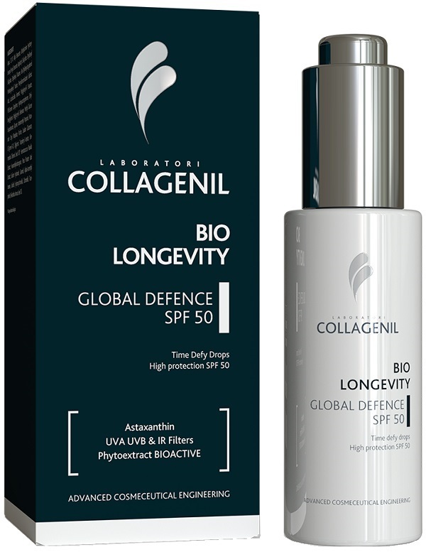 Collagenil Bio Longevity Global Defence Spf 50 Siero Viso Antietà 30 Ml - Immagine 4