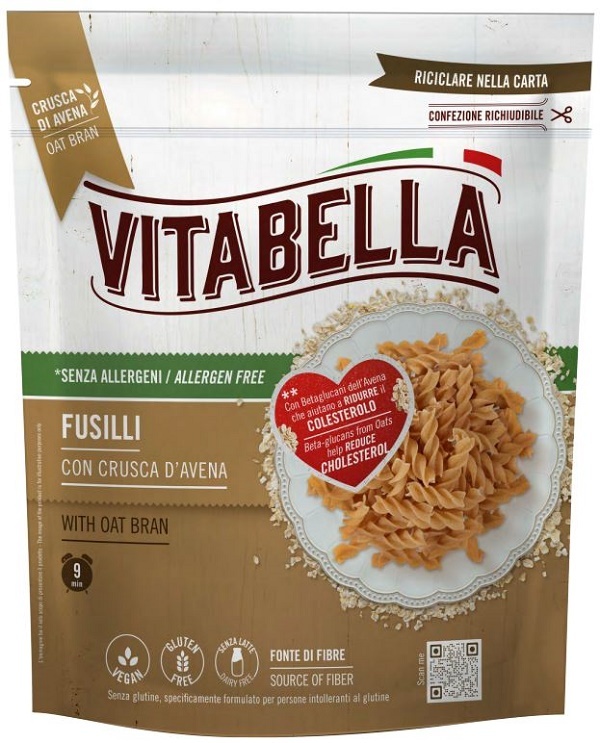 VITABELLA vitabella fusilli con crusca d'avena 250 gr - Immagine 3