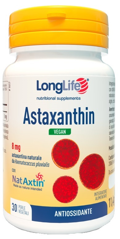 Longlife Srl Rossa Integratore Long Life Astaxanthin Vegan 8Mg, Antiossidante - Immagine 6