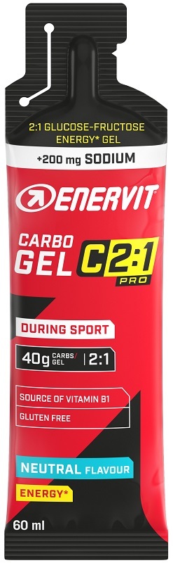 ENERVIT C 2:1 PRO CARBO GEL + SODIUM 60 ML Neutro - Immagine 4