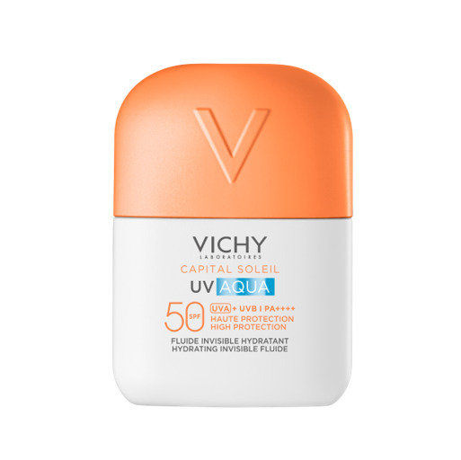 Vichy (L'oreal Italia Spa) Vichy Capital Soleil Uv Aqua Fluido Idratante Invisibile Spf50 - Fluido Protettivo Per Contorno Occhi - 50 Ml - Immagine 3