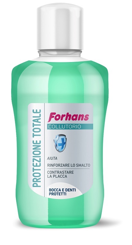 Forhans Protezione Totale - Collutorio Remineralizzante con Fluoro e Aloe Vera gusto Menta Fresca 500 ml - Immagine 4