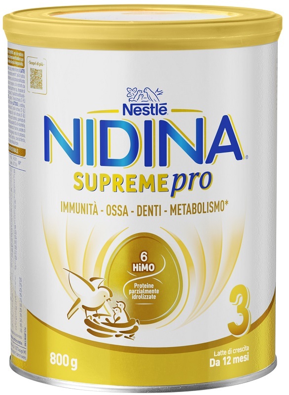 Nestle' Italiana Spa Nidina Supreme Pro 3 Latte In Polvere Per Bambini, 800G - Immagine 7