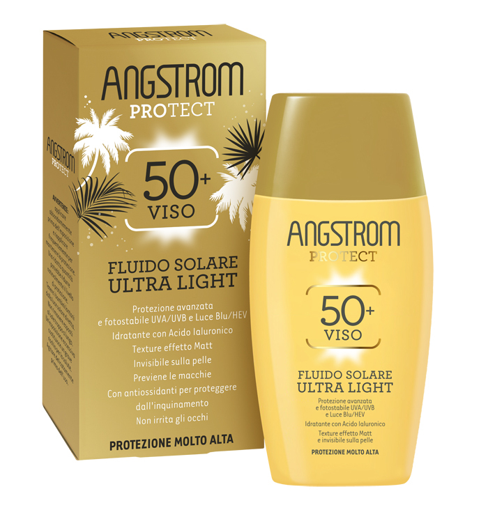 ANGSTROM Crema Solare Viso 50+ SPF Fluido Ultra Light Protect Protezione Molto Alta 40 ml - Immagine 6