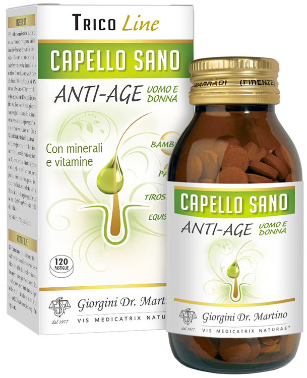 Dr.giorgini Ser-Vis Srl Uomo Integratore Capello Sano Anti Age Per Capelli, 120 Pastiglie - Immagine 3